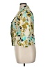 Eccoci Print Gold Blazer Size 14 - photo 5