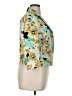 Eccoci Print Gold Blazer Size 14 - photo 4
