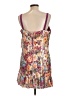 Aqua 100% Polyester Paisley Purple Cocktail Dress Size L - photo 2