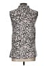 Kasper Animal Print Pink Sleeveless Blouse Size L - photo 2