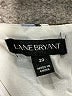 Lane Bryant 100% Polyester Stripes Ivory Long Sleeve Blouse Size 20 - photo 7