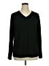 Unbranded 100% Polyester Black Long Sleeve T-Shirt Size 1X - photo 1