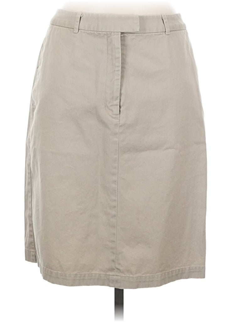 Pre-owned L.l.bean Casual Skirt In Tan
