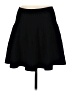 Aqua Solid Black Casual Skirt Size M - photo 1