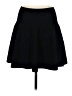 Aqua Solid Black Casual Skirt Size M - photo 2
