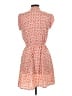 Speed Control 100% Polyester Hearts Orange Casual Dress Size L - photo 2