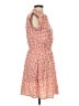 Speed Control 100% Polyester Hearts Orange Casual Dress Size L - photo 4