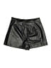 Zara Metallic Black Shorts Size M - photo 2