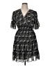 Max Studio 100% Polyester Paisley Black Cocktail Dress Size XL - photo 1