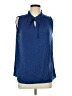 Merona Blue Sleeveless Blouse Size L - photo 1