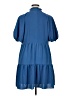 MSK Solid Blue Casual Dress Size XL - photo 2