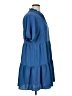 MSK Solid Blue Casual Dress Size XL - photo 4