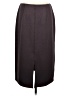 Stylus Solid Brown Casual Skirt Size L - photo 2