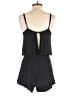 Topshop Solid Black Romper Size 4 - photo 2