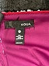 Aqua 100% Polyester Paisley Purple Cocktail Dress Size S - photo 7