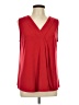 Lane Bryant Red Sleeveless Blouse Size 10 - 12 Plus - photo 1