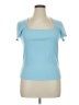 Old Navy Blue Short Sleeve Top Size XL (tall) - photo 1