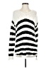 Audrey 3+1 100% Acrylic Stripes White Pullover Sweater Size S - photo 1