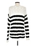 Audrey 3+1 100% Acrylic Stripes White Pullover Sweater Size S - photo 2