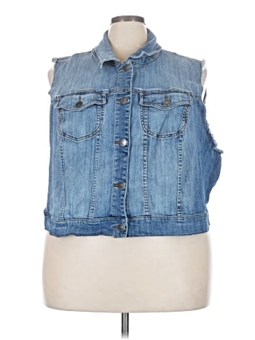 Torrid Denim Vest (view 1)