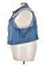 Torrid Blue Denim Vest Size 5X Plus (5) - photo 5