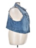 Torrid Blue Denim Vest Size 5X Plus (5) - photo 4