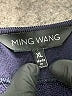 MING WANG 100% Acrylic Blue Cardigan Size XL - photo 7