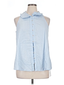 Assorted Brands Sleeveless Button Down Shirt