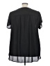 Torrid 100% Polyester Black Short Sleeve Blouse Size 4X Plus (4) - photo 2