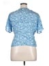 Reistor Blue Short Sleeve Blouse Size XL - photo 2