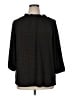 Adrianna Papell Black Long Sleeve Top Size 1X - photo 1