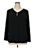 Tahari Black 3/4 Sleeve Top Size 1X - photo 1