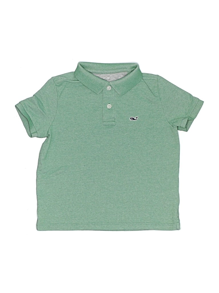 Pre-owned Vineyard Vines Kids' Short Sleeve Top Green Tops