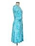 Lands' End Paisley Blue Cocktail Dress Size 6 - 8 - photo 4