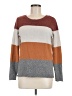 Pinque Color Block Brown Pullover Sweater Size M - photo 1