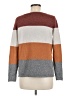 Pinque Color Block Brown Pullover Sweater Size M - photo 2