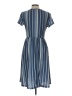 Unbranded Stripes Blue Casual Dress Size L - photo 2