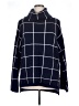 Kirundo Plaid Blue Turtleneck Sweater Size XL - photo 1