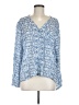 Alythea Blue Long Sleeve Blouse Size M - photo 1