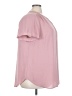 Evri 100% Polyester Pink Short Sleeve Blouse Size 3X - photo 4