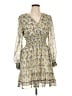Max Studio 100% Polyester Paisley Ivory Casual Dress Size L - photo 1