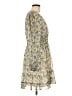 Max Studio 100% Polyester Paisley Ivory Casual Dress Size L - photo 4