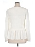 Versona 100% Polyester Ivory Long Sleeve Blouse Size XL - photo 2