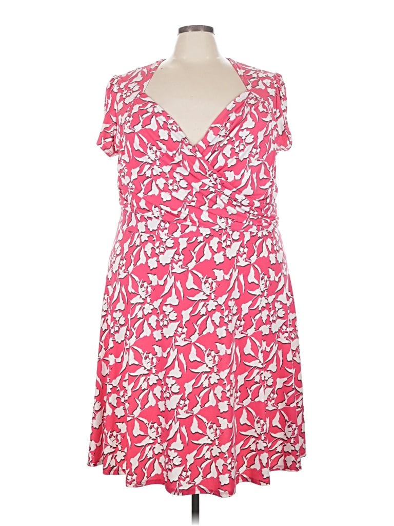 Pre-owned Leota Casual Dress In Pink