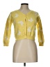 DKNY 100% Cotton Yellow Cardigan Size 10 - photo 1