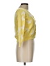 DKNY 100% Cotton Yellow Cardigan Size 10 - photo 4