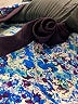 Unbranded Print Blue Casual Dress Size S (estimated) - photo 7