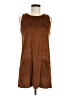 Forever 21 100% Polyester Brown Casual Dress Size M - photo 1