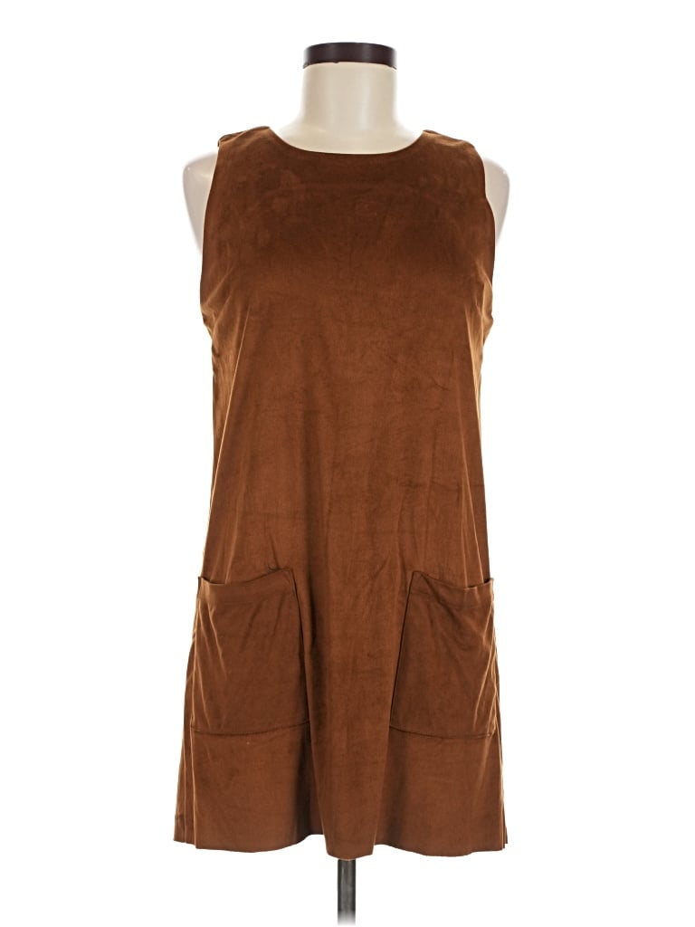 Pre-owned Forever 21 Casual Dress In Brown