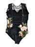 Albion Floral Black Two Piece Swimsuit Size XL - photo 2